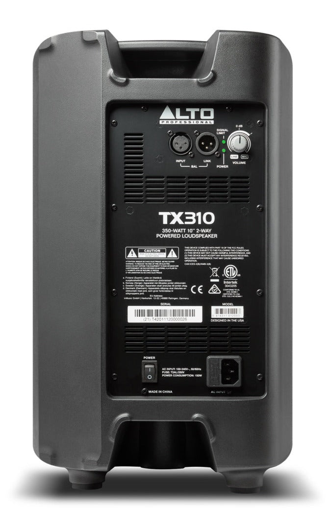 ALTO TX310 350W 10" POWERED SPEAKER | ALTO , Zoso Music