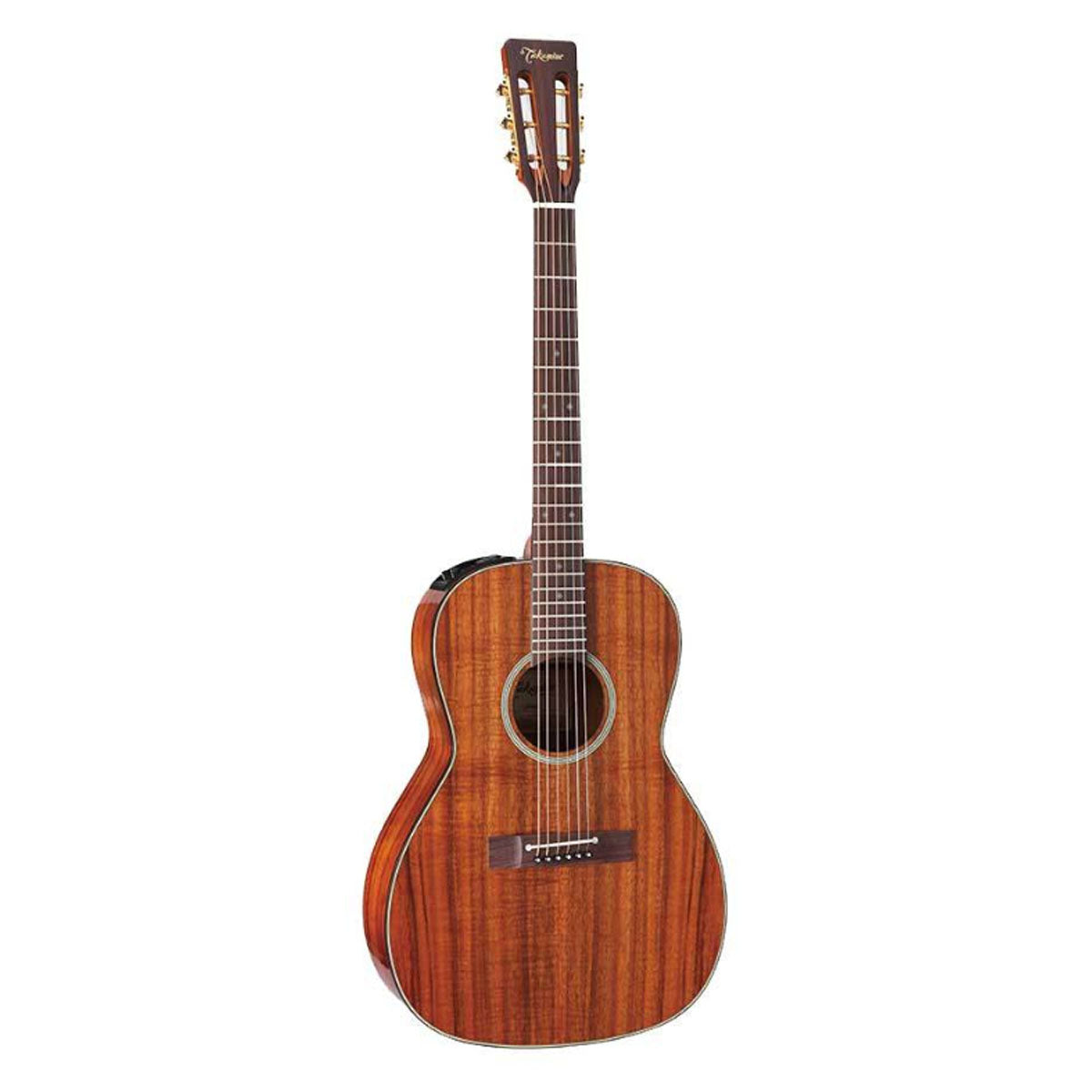 TAKAMINE LEGACY SERIES EF407 NEW YORKER BODY ACOUSTIC-ELECTRIC FULL KOA WOOD WITH CT4B II PREAMP & HARD CASE