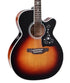 TAKAMINE EF450C-TT BSB THERMAL TOP SERIES NEX CUTAWAY ACOUSTIC-ELECTRIC GUITAR, BROWN SUNBURST, TLD-2 PREAMP & HARD CASE (MADE IN JAPAN) |  TAKAMINE |  ACOUSTIC GUITAR |  Zoso Music
