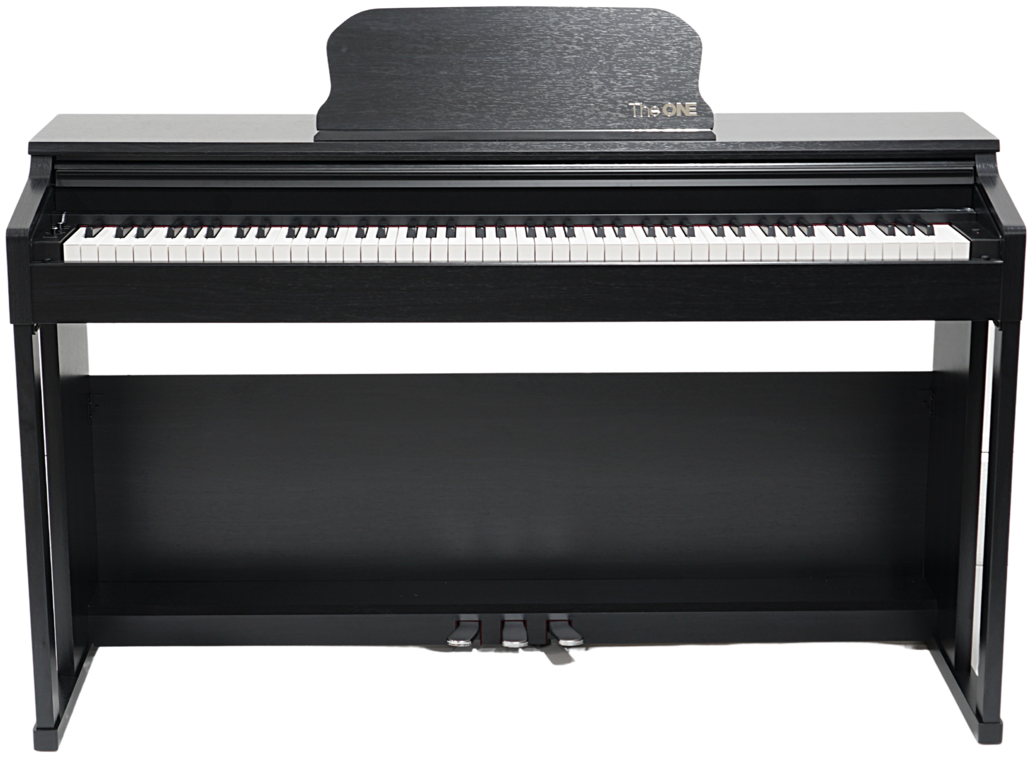The ONE TOP1 Smart Piano 88 Hammer Keys & Bluetooth Connection W/Bench Black