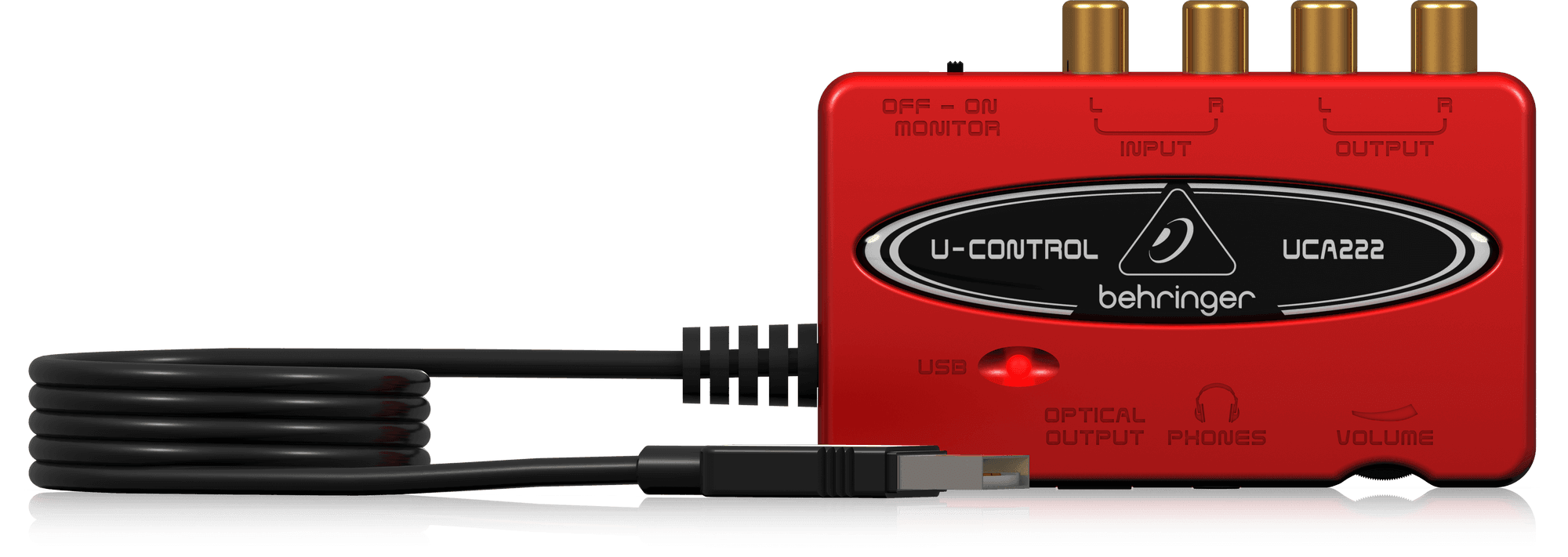 Behringer U-Control UCA-222 USB Audio Interface (UCA222 / UCA 222) | BEHRINGER , Zoso Music