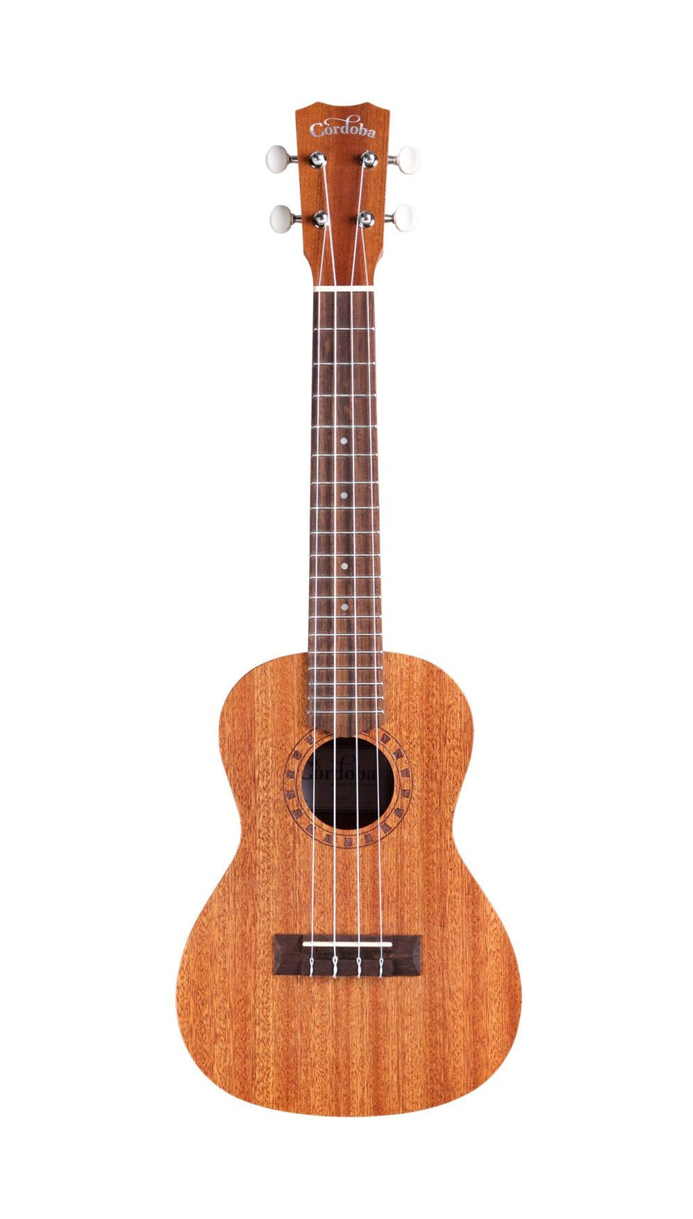 Cordoba Concert Ukulele Player Pack - Mahogany Top, Mahagony Back & Sides with Gig Bag, Instructional Book, and Strings | CORDOBA , Zoso Music