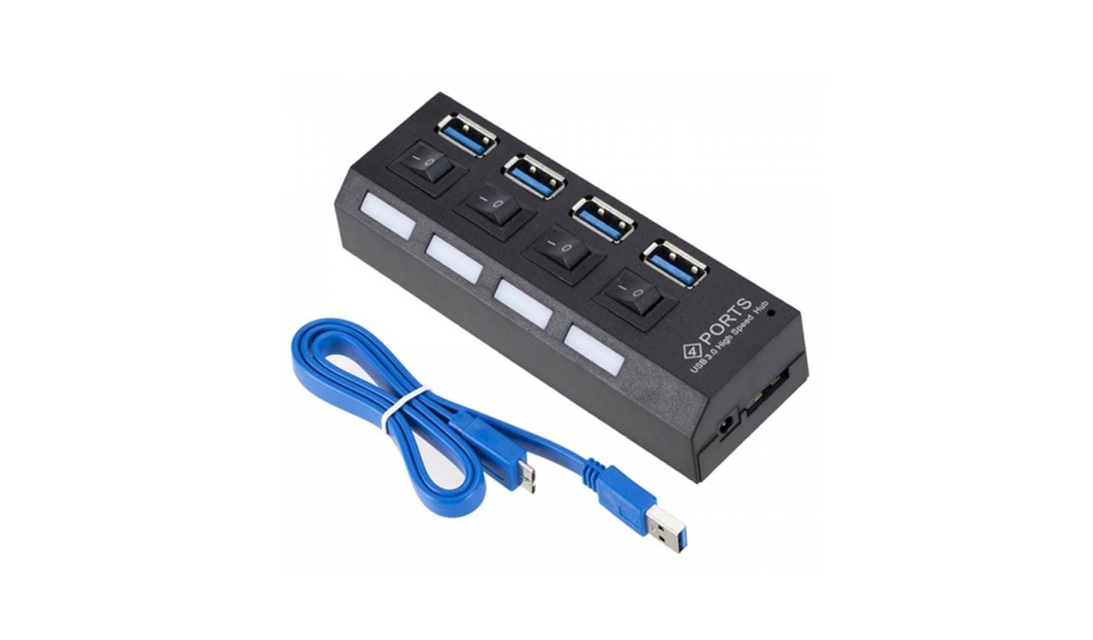 USB HUB 4 PORT USB 3.0, 4 USB PORTS PLUG AND PLAY, WITH 1 USB CABLE &1 POWER ADAPTER HUB-4HUB3.0, NEOWOOD, POWER ADAPTOR, neowood-power-adaptor-hub-4hub3-0, ZOSO MUSIC SDN BHD