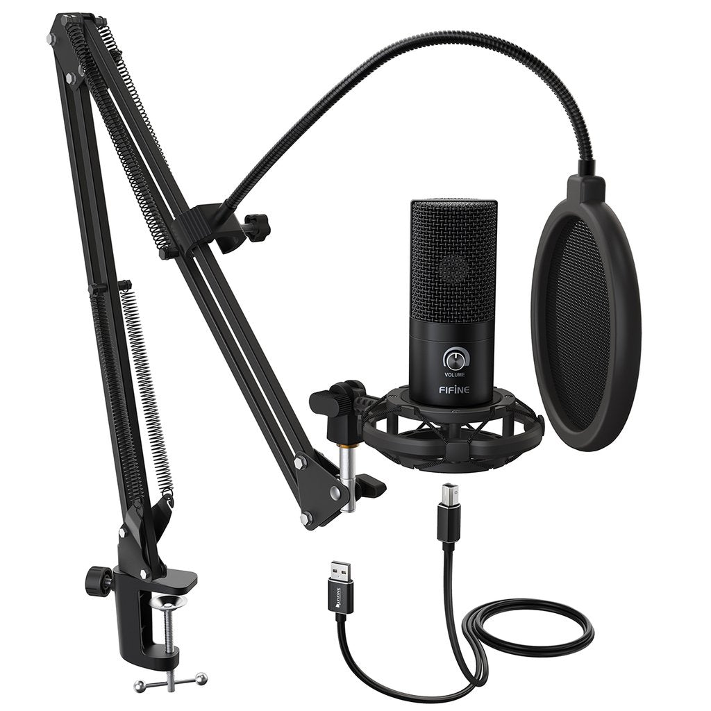 FIFINE T669 USB CONDENSER MICROPHONE KIT, FIFINE, CONDENSER MICROPHONE, fifine-microphone-t669, ZOSO MUSIC SDN BHD