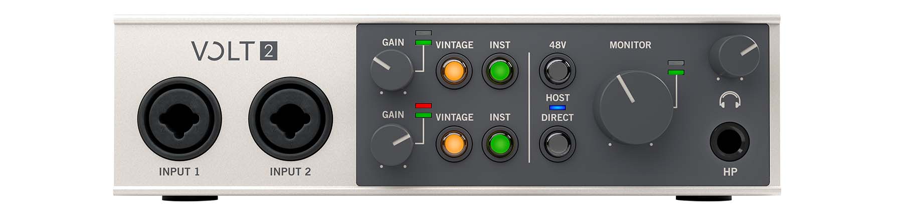 UNIVERSAL AUDIO VOLT 2 (VOLT2) USB C AUDIO INTERFACE |  UNIVERSAL AUDIO |  AUDIO INTERFACE |  Zoso Music