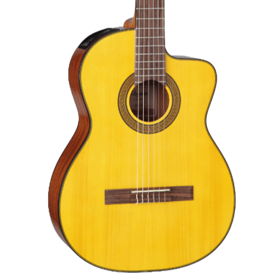 TAKAMINE GC3CE NAT | CUTAWAY | SOLID SPRUCE TOP | CLASSICAL ACOUSTIC-ELECTRIC WITH TP-4T PREAMP
