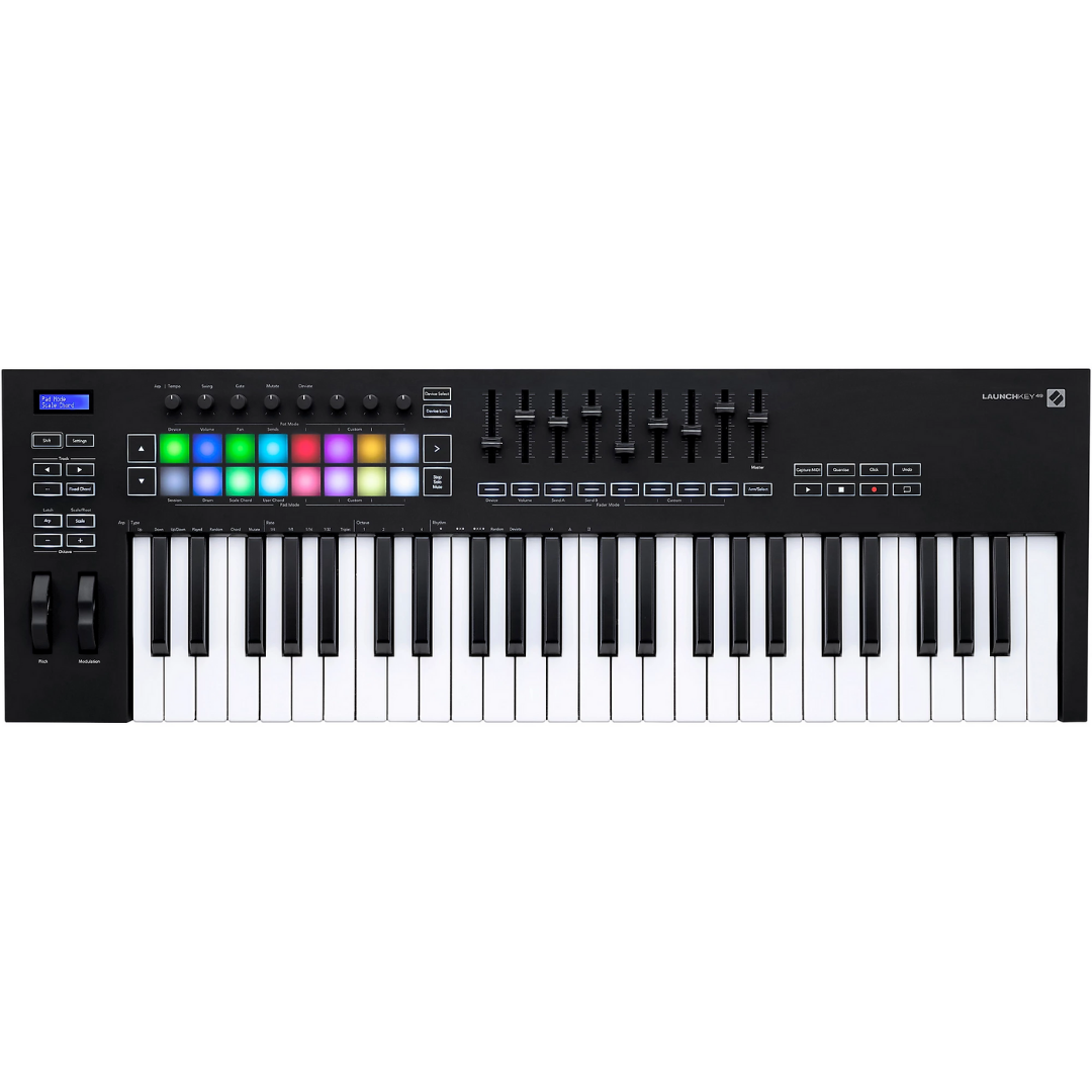 NOVATION LAUNCHKEY 49 MK3 KEYBOARD CONTROLLER, NOVATION, MIDI CONTROLLER, novation-midi-controller-novlke49mk3, ZOSO MUSIC SDN BHD