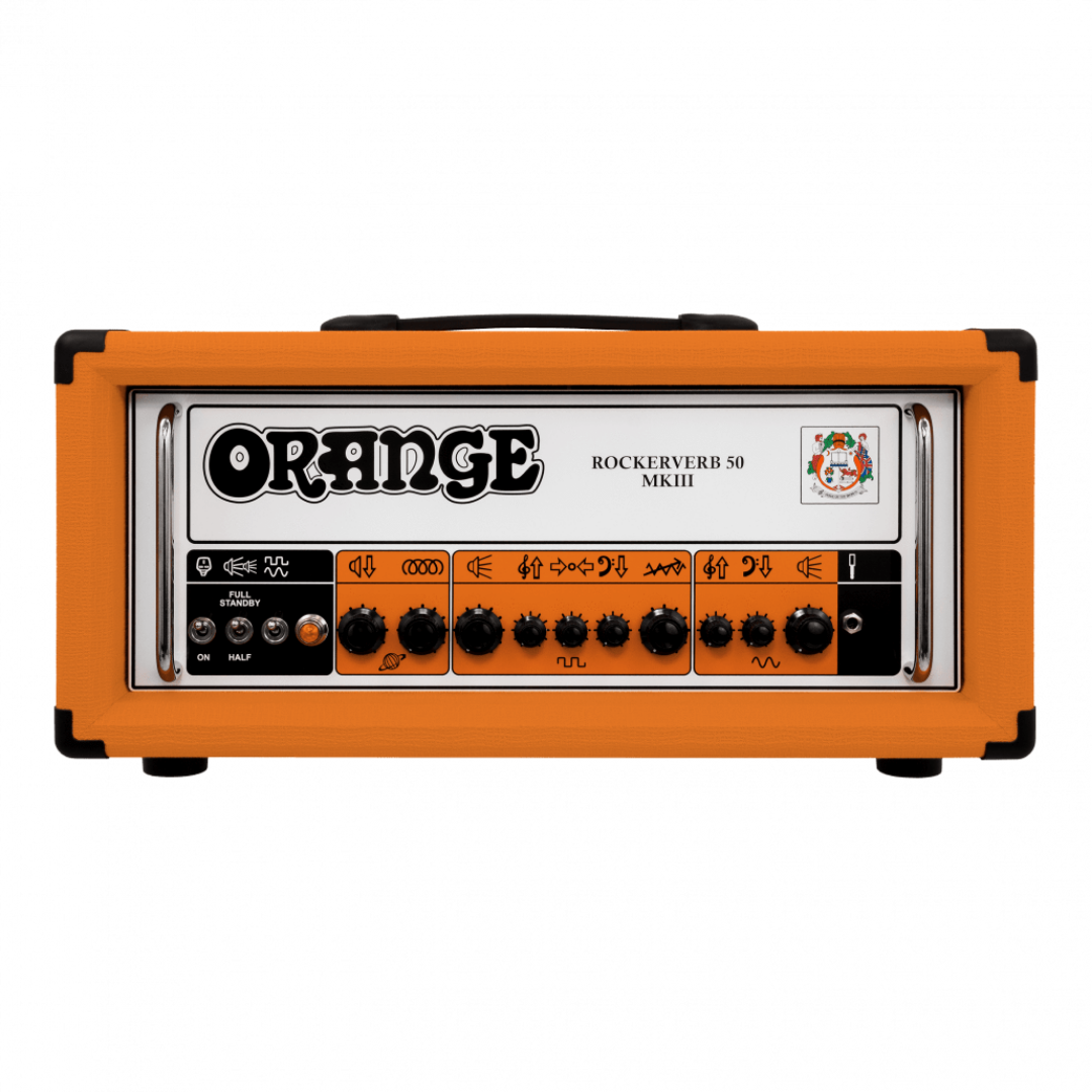 ORANGE ROCKERVERB 50 MKIII V2 50WATT 2 CHANNEL ALL TUBE HEAD MADE IN UK AND ORANGE PPC212V 2x12INCH GUITAR CABINET MADE IN UK (PPC-212V, PPC 212V), ORANGE, GUITAR AMPLIFIER, orange-electric-amplifier-ora-rk50ppc212v-set, ZOSO MUSIC SDN BHD