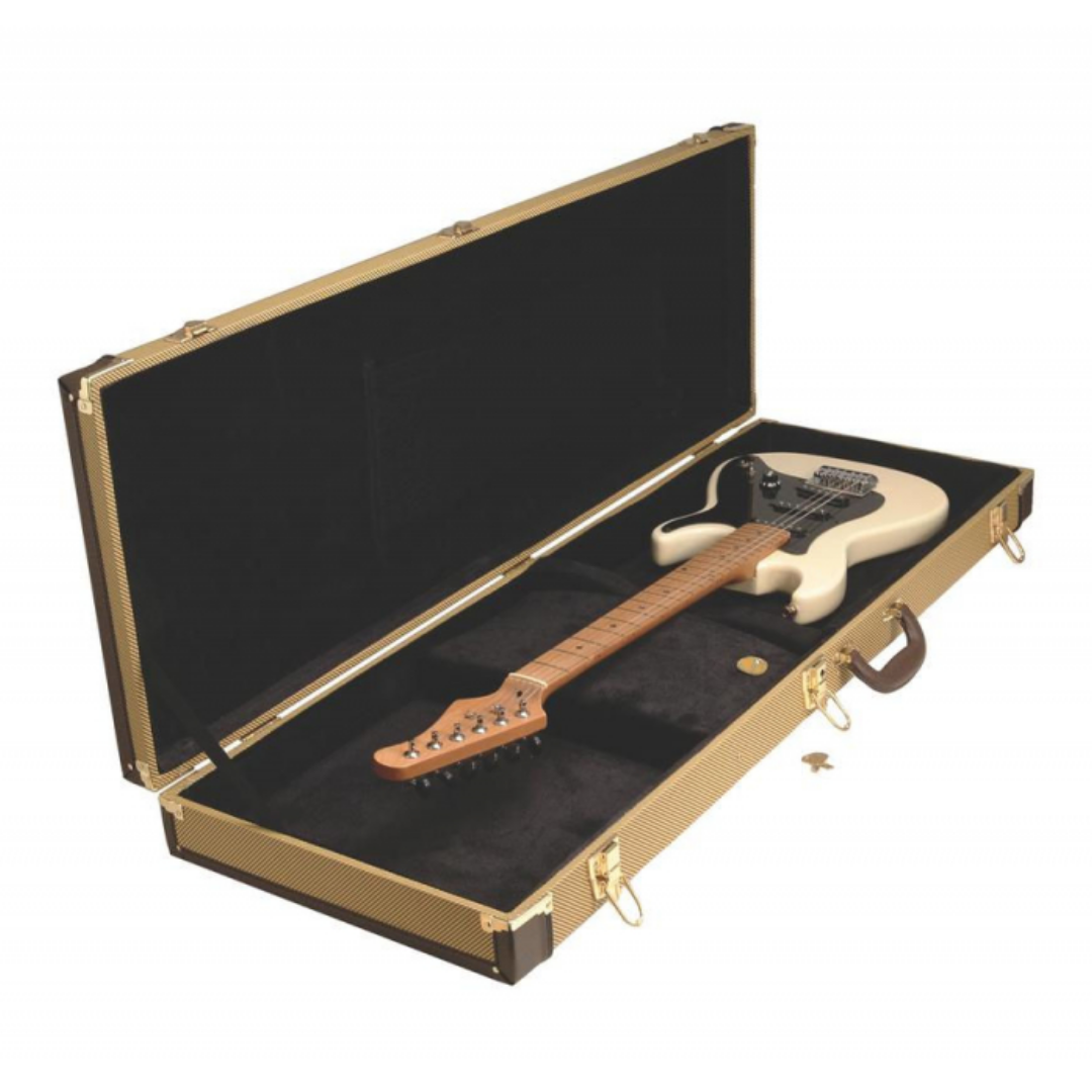 ON STAGE (ONSTAGE) GCE6000T ELECTRIC GUITAR HARDCASE TWEED 12460/55451 /2, On-Stage, CASES & GIG BAGS, on-stage-cases-gig-bags-os-12460, ZOSO MUSIC SDN BHD