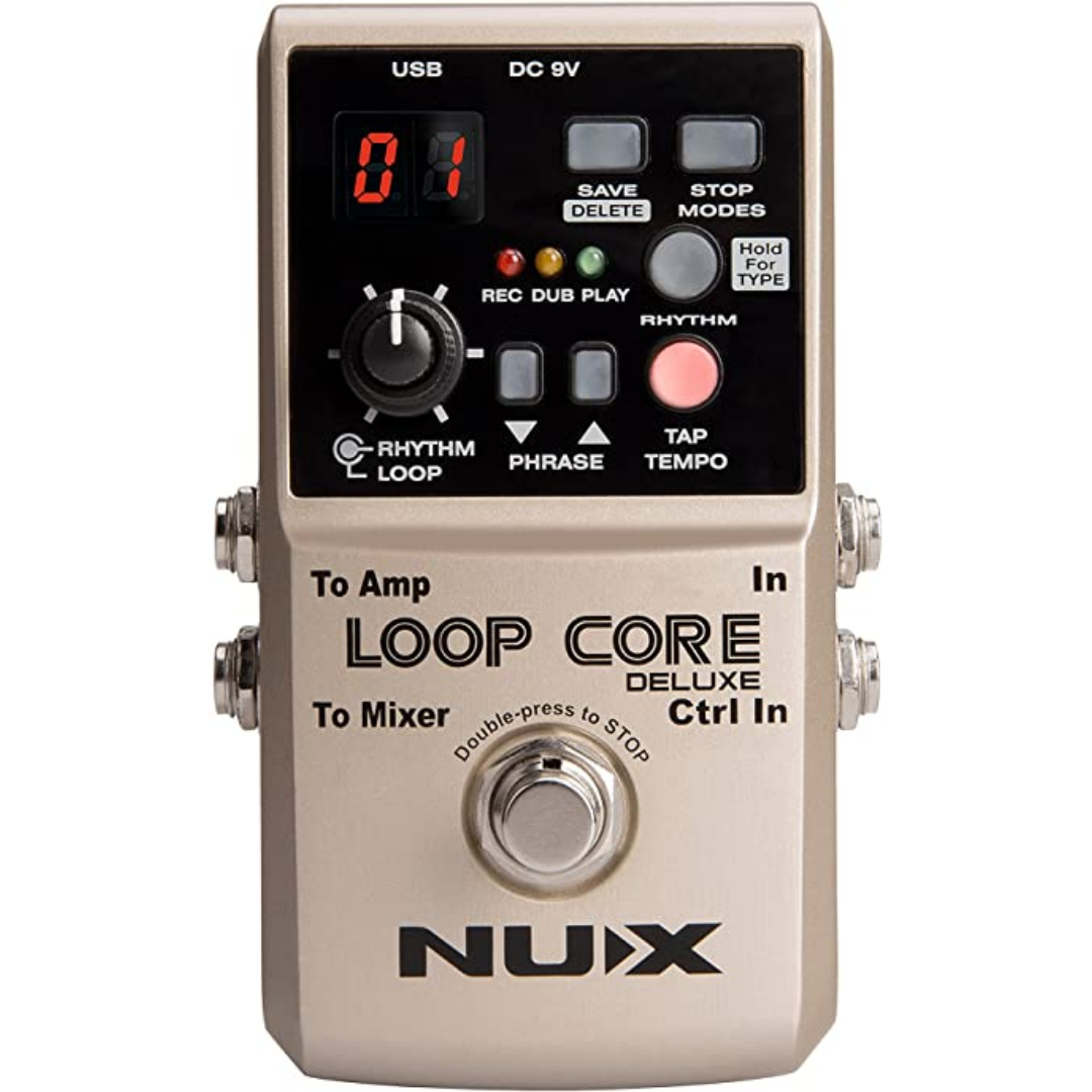 NUX LOOP CORE DELUXE 24 BIT LOOPER GUITAR EFFECT PEDAL, NUX, EFFECTS, nux-effects-nuxloopcoredeluxe, ZOSO MUSIC SDN BHD