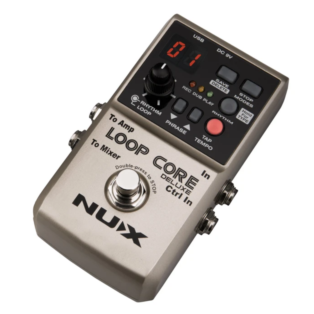 NUX LOOP CORE DELUXE 24 BIT LOOPER GUITAR EFFECT PEDAL, NUX, EFFECTS, nux-effects-nuxloopcoredeluxe, ZOSO MUSIC SDN BHD