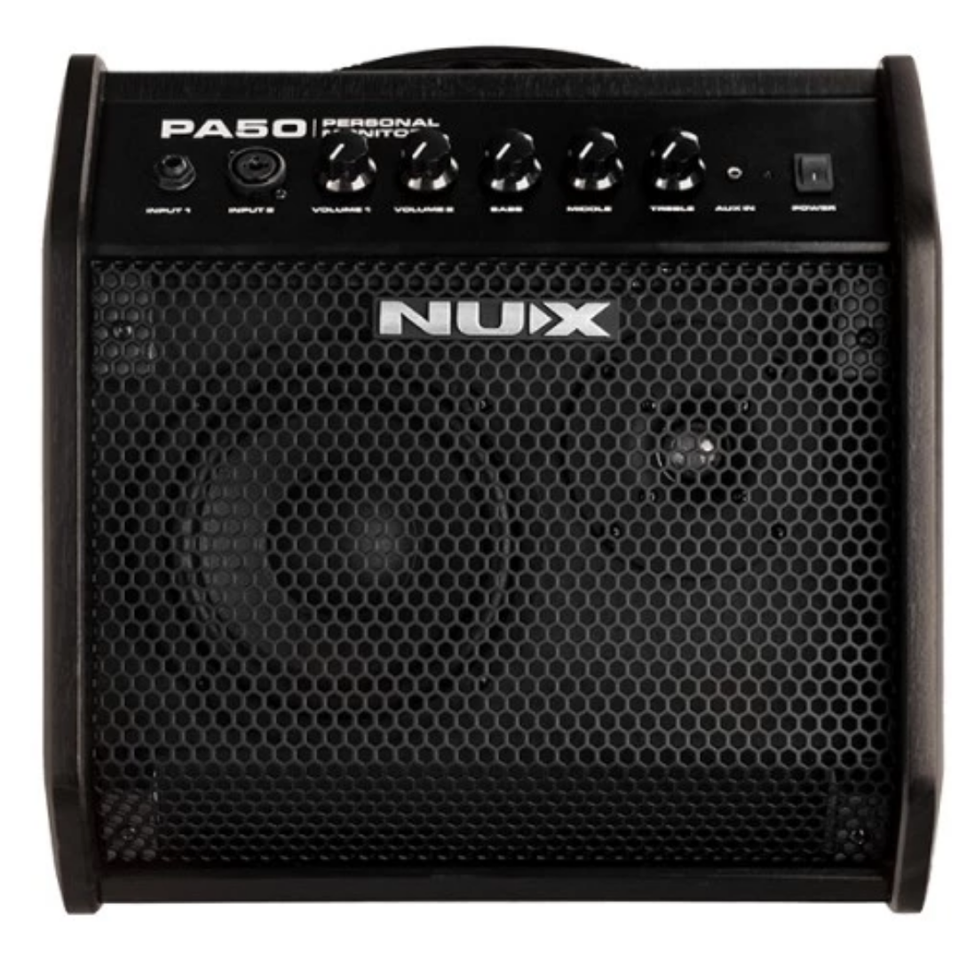 NUX PA50 PERSONAL MULTI-PURPOSE MONITOR FOR KEYBOARD,DRUM,GUITAR, BASS INSTRUMENT, NUX, GUITAR AMPLIFIER, nux-guitar-amplifier-nux-pa50, ZOSO MUSIC SDN BHD