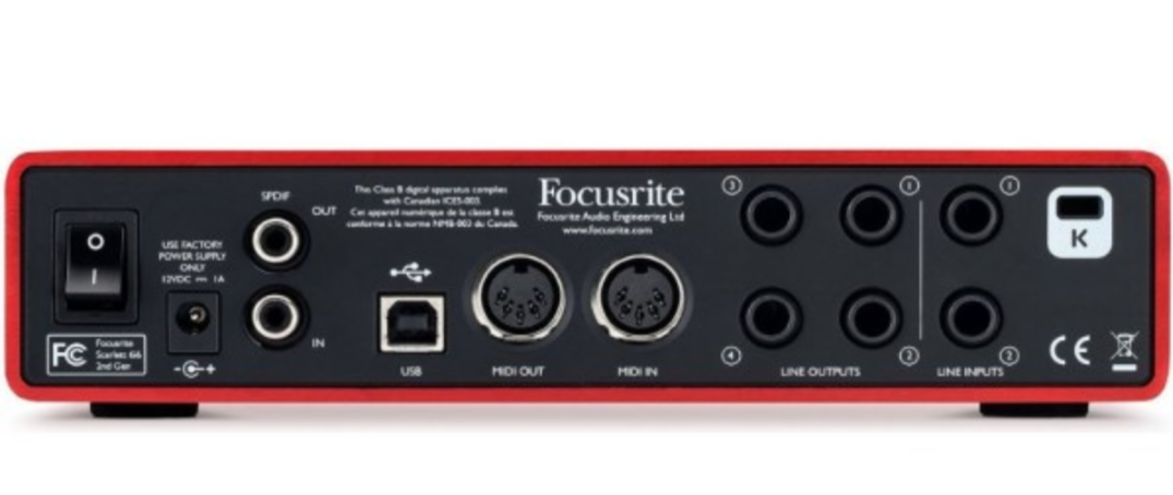 FOCUSRITE SCARLETT 6I6 (2ND GEN) 6IN/6OUT USB AUDIO INTERFACE, FOCUSRITE, AUDIO INTERFACE, focusrite-audio-interface-f15-mosc0016, ZOSO MUSIC SDN BHD