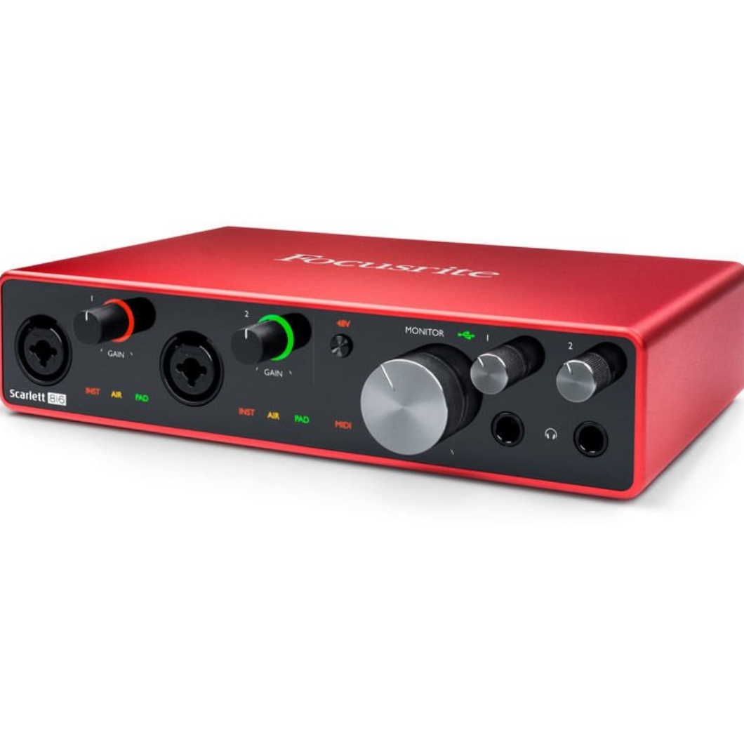 FOCUSRITE SCARLETT 8I6 USB AUDIO INTERFACE (3RD GENERATION), FOCUSRITE, AUDIO INTERFACE, focusrite-audio-interface-f15-mosc0027, ZOSO MUSIC SDN BHD