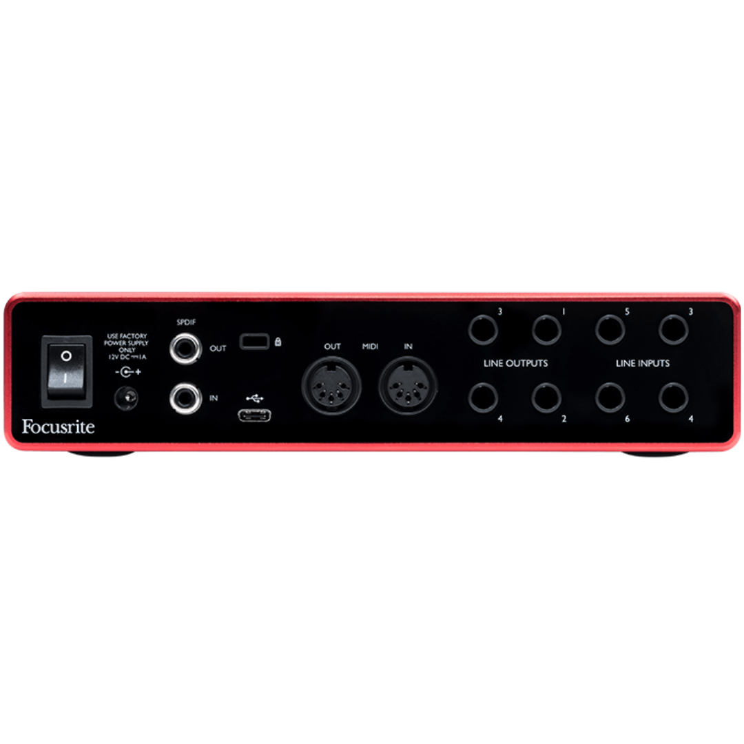FOCUSRITE SCARLETT 8I6 USB AUDIO INTERFACE (3RD GENERATION), FOCUSRITE, AUDIO INTERFACE, focusrite-audio-interface-f15-mosc0027, ZOSO MUSIC SDN BHD