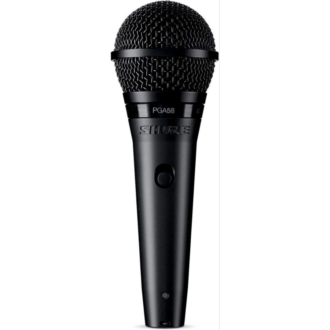 SHURE PGA58-LC CARDIOID VOCAL/SPEECH MICROPHONE (SHU-PGA58-LC), SHURE, DYNAMIC MICROPHONE, shure-dynamic-microphone-pga58-lc, ZOSO MUSIC SDN BHD