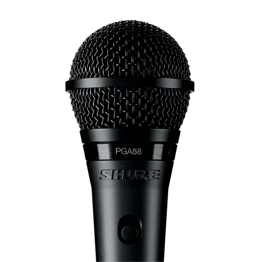 SHURE PGA58-LC CARDIOID VOCAL/SPEECH MICROPHONE (SHU-PGA58-LC), SHURE, DYNAMIC MICROPHONE, shure-dynamic-microphone-pga58-lc, ZOSO MUSIC SDN BHD