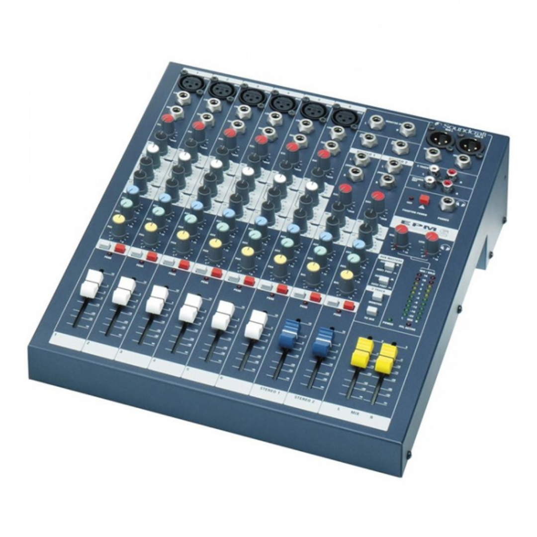 SOUNDCRAFT EPM6 HIGH-PERFORMANCE 6-CHANNEL AUDIO MIXER (SCR-EPM6), SOUNDCRAFT, AUDIO MIXER, soundcraft-audio-mixer-epm6, ZOSO MUSIC SDN BHD