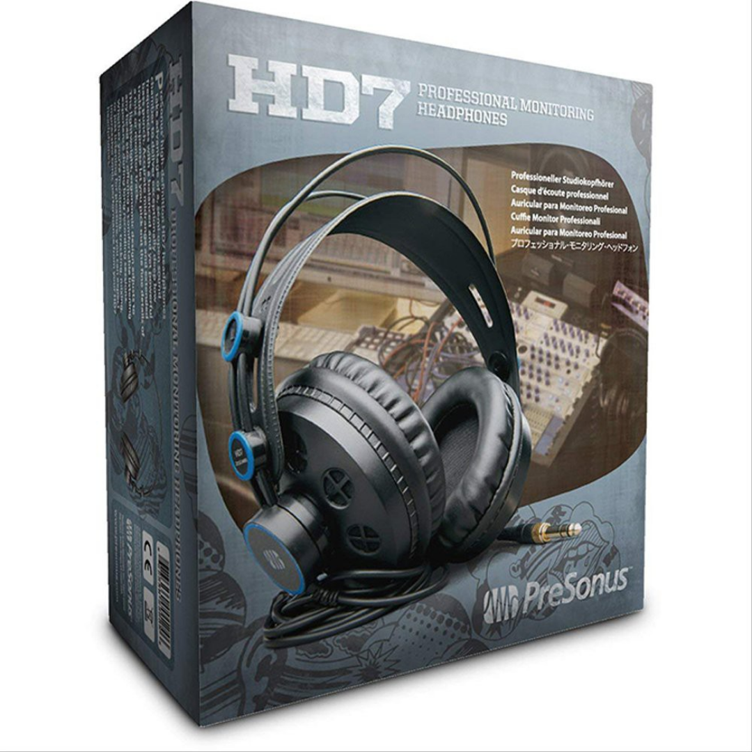 PRESONUS HD7 PROFESSIONAL MONITORING HEADPHONES, PRESONUS, HEADPHONE, presonus-headphone-nhd7, ZOSO MUSIC SDN BHD