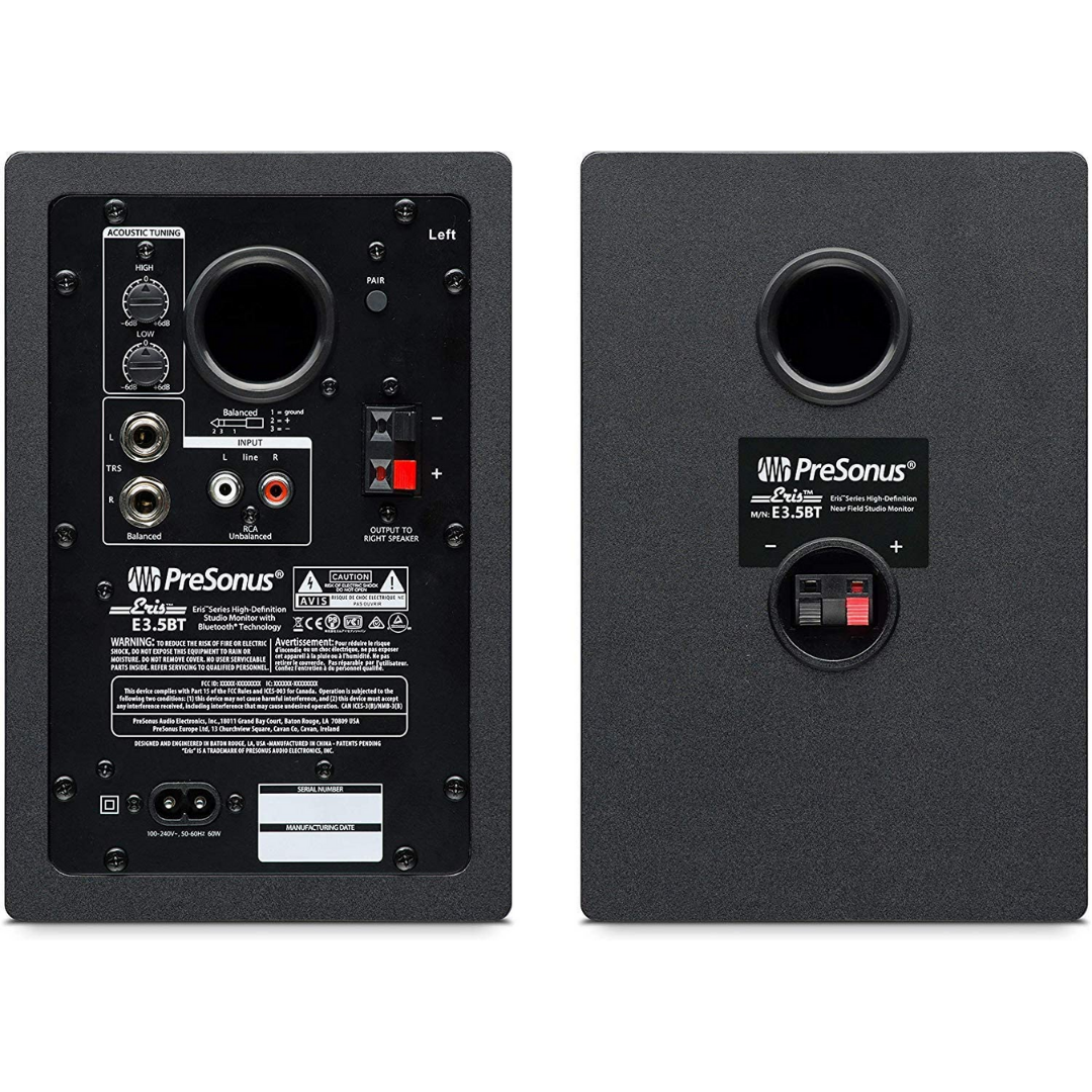 PRESONUS ERIS E4.5 BT 4.5 INCH POWERED 50 WATT STUDIO MONITORS WITH BLUETOOTH, PRESONUS, STUDIO MONITOR, presonus-studio-monitor-ne45-bt, ZOSO MUSIC SDN BHD