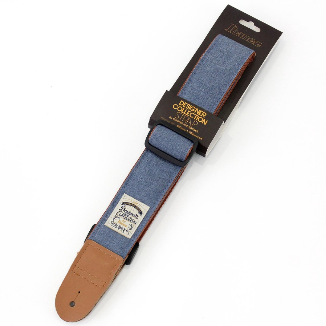 IBANEZ DCS50D GUITAR STRAP LIGHT BLUE LBL, IBANEZ, GUITAR & BASS ACCESSORIES, ibanez-guitar-accessories-ibadcs50d-lbl, ZOSO MUSIC SDN BHD