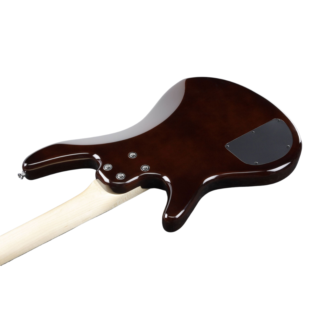 IBANEZ GIO SERIES GSR180 BS 4 STRING BASS GUITAR WITH MAPLE NECK AND POPLAR BODY - BROWN SUNBURST COLOR, IBANEZ, BASS GUITAR, ibanez-bass-guitar-ibagsr180-bs, ZOSO MUSIC SDN BHD