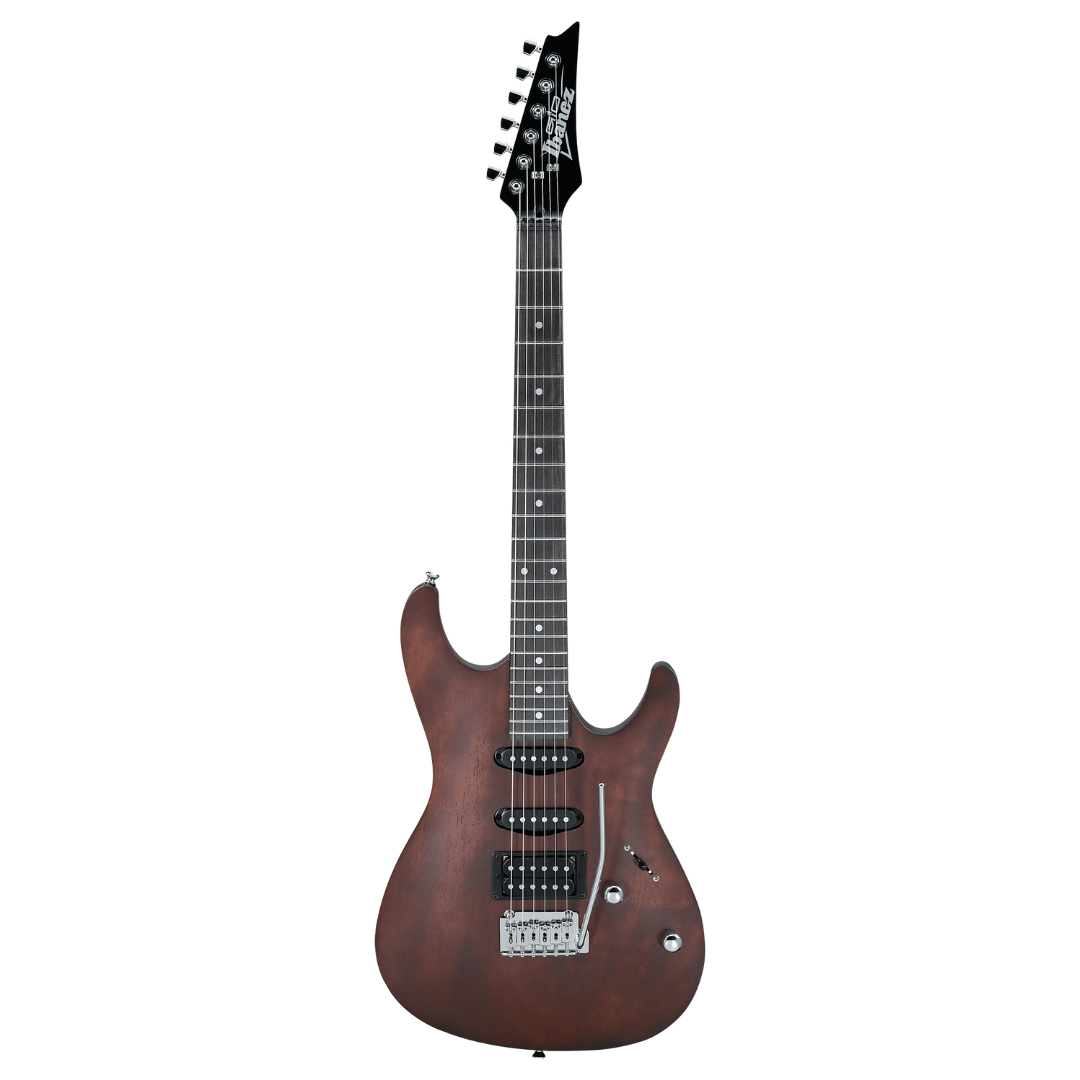 IBANEZ GIO SERIES GSA60 ELECTRIC GUITAR WITH TREATED NEW ZEALAND PINE FINGERBOARD WHITE DOT INLAY, WALNUT FLAT (WNF), IBANEZ, ELECTRIC GUITAR, ibanez-electric-guitar-ibagsa60-wnf, ZOSO MUSIC SDN BHD