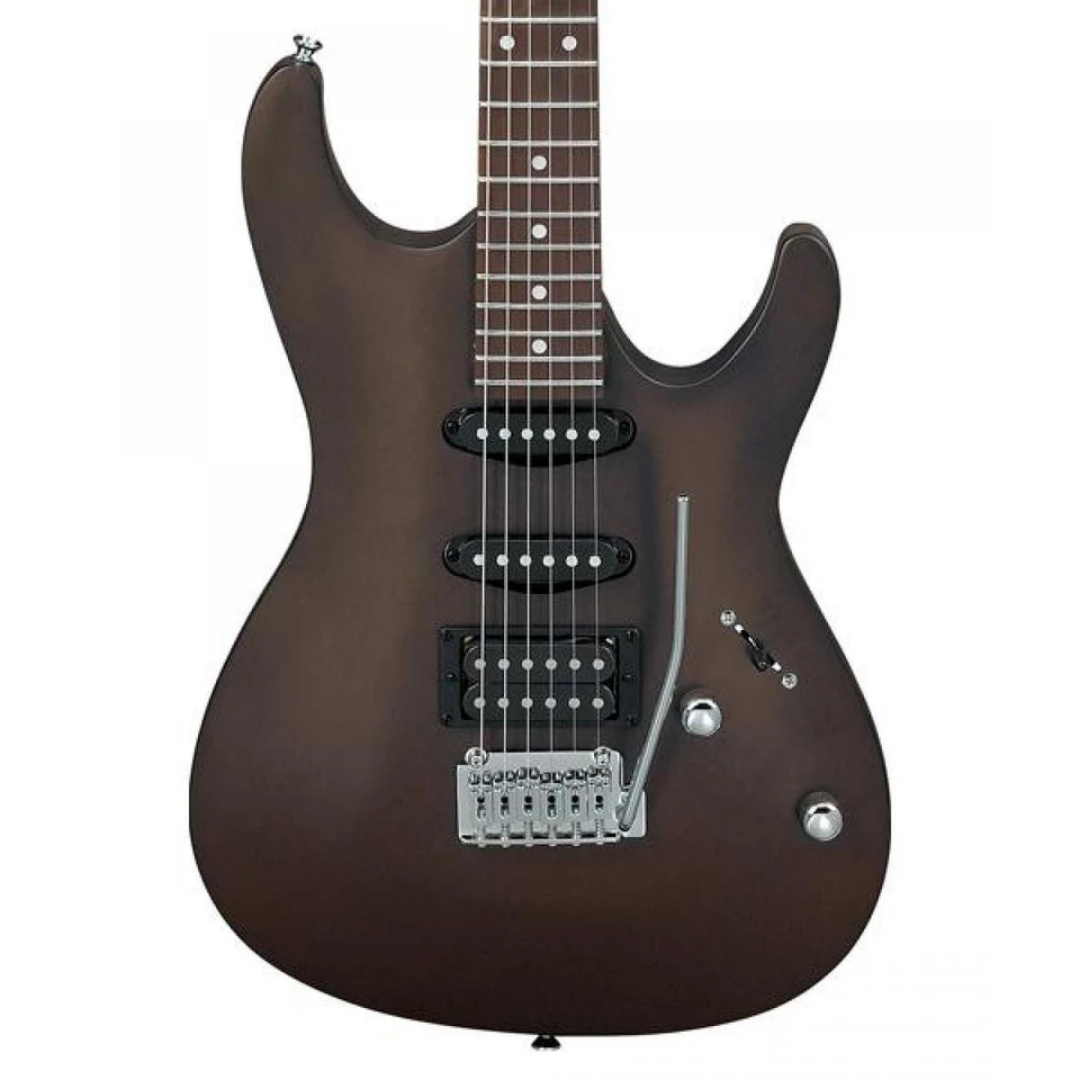 IBANEZ GIO SERIES GSA60 ELECTRIC GUITAR WITH TREATED NEW ZEALAND PINE FINGERBOARD WHITE DOT INLAY, WALNUT FLAT (WNF), IBANEZ, ELECTRIC GUITAR, ibanez-electric-guitar-ibagsa60-wnf, ZOSO MUSIC SDN BHD