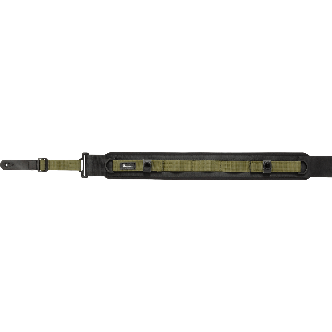 IBANEZ GSF650 POWERPAD GUITAR STRAP COLOR MOSS GREEN, IBANEZ, GUITAR & BASS ACCESSORIES, ibanez-guitar-accessories-ibagsf650-mgn, ZOSO MUSIC SDN BHD