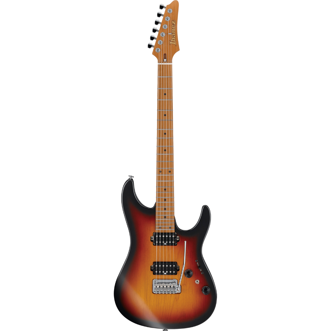 IBANEZ PRESTIGE AZ2402 ELECTRIC GUITAR WITH ROASTED MAPLE NECK AND 2 HUMBUCKING PICKUPS - TRI BURST FADE FLAT COLOR, IBANEZ, ELECTRIC GUITAR, ibanez-electric-guitar-ibaaz2402-tff, ZOSO MUSIC SDN BHD