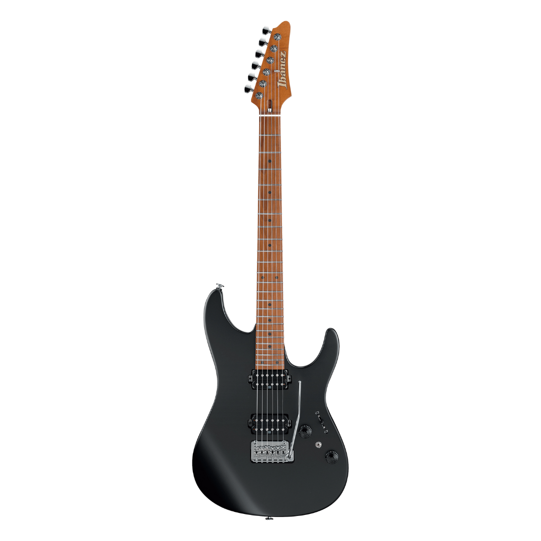 IBANEZ PRESTIGE AZ2402 ELECTRIC GUITAR WITH ALDER BODY, ROASTED MAPLE NECK AND 2 HUMBUCKING PICKUPS - BLACK FLAT COLOR, IBANEZ, ELECTRIC GUITAR, ibanez-electric-guitar-ibaaz2402-bkf, ZOSO MUSIC SDN BHD