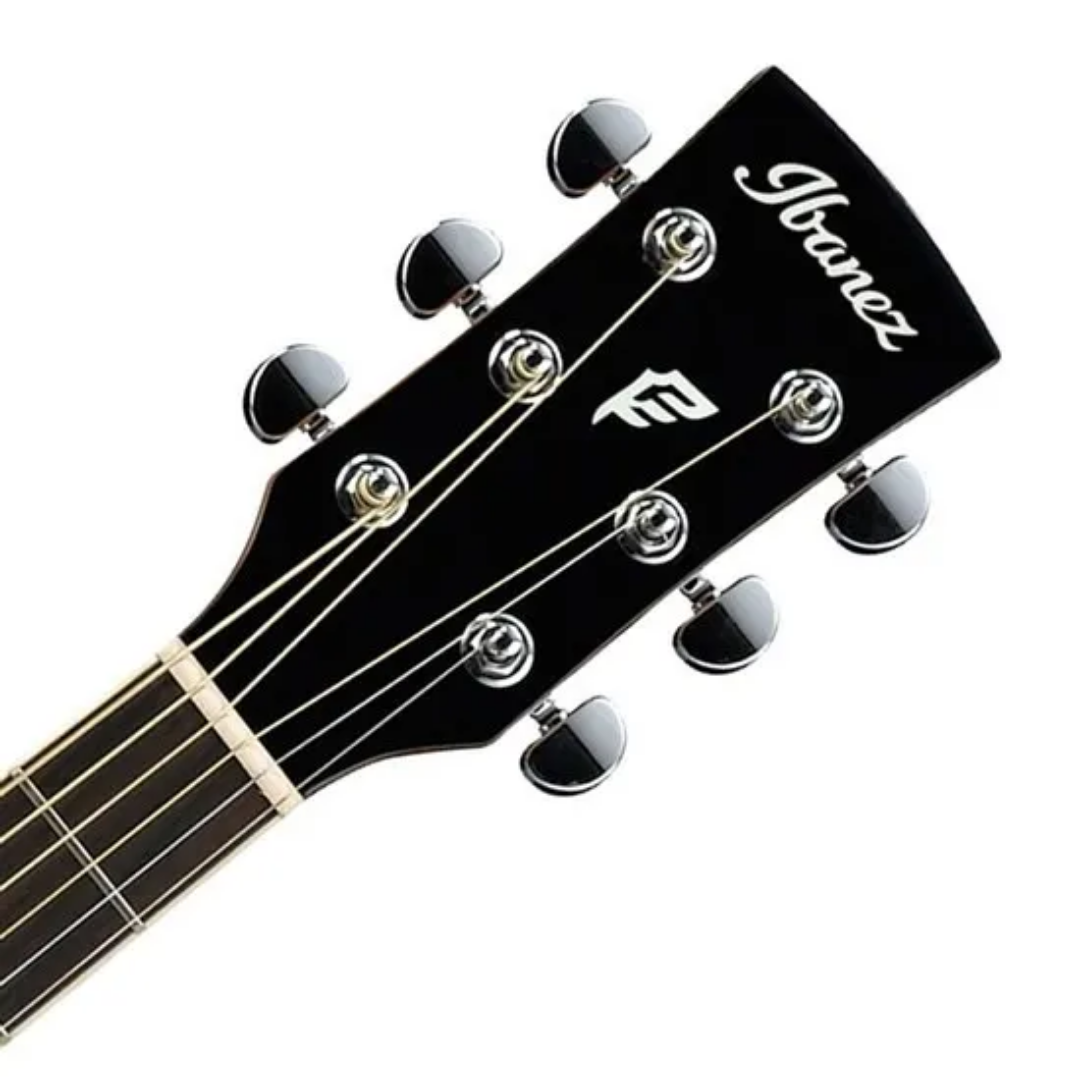 IBANEZ PF15ECE PF SERIES ACOUSTIC GUITAR CUTAWAY WITH EQ BK (BLACK), IBANEZ, ACOUSTIC GUITAR, ibanez-acoustic-guitar-ibapf15ece-bk, ZOSO MUSIC SDN BHD