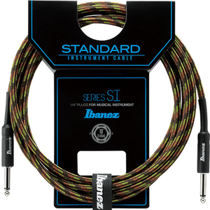 IBANEZ SI10-CGR STANDARD WOVEN GUITAR CABLE 10 FEET, IBANEZ, CABLES, ibanez-audio-cable-accessory-ibasi10-cgr, ZOSO MUSIC SDN BHD