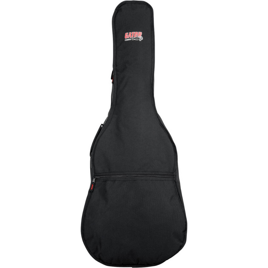 GATOR GBE-DREAD DREADNAUGHT GUITAR GIG BAG WITH FIXED BACKPACK STRAP BLACK, GATOR, CASES & GIG BAGS, gator-cases-gig-bags-gbe-dread, ZOSO MUSIC SDN BHD