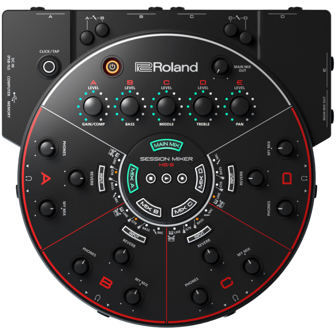 Roland HS-5 Session Mixer (HS5), ROLAND, MIXER, roland-mixer-hs-5, ZOSO MUSIC SDN BHD