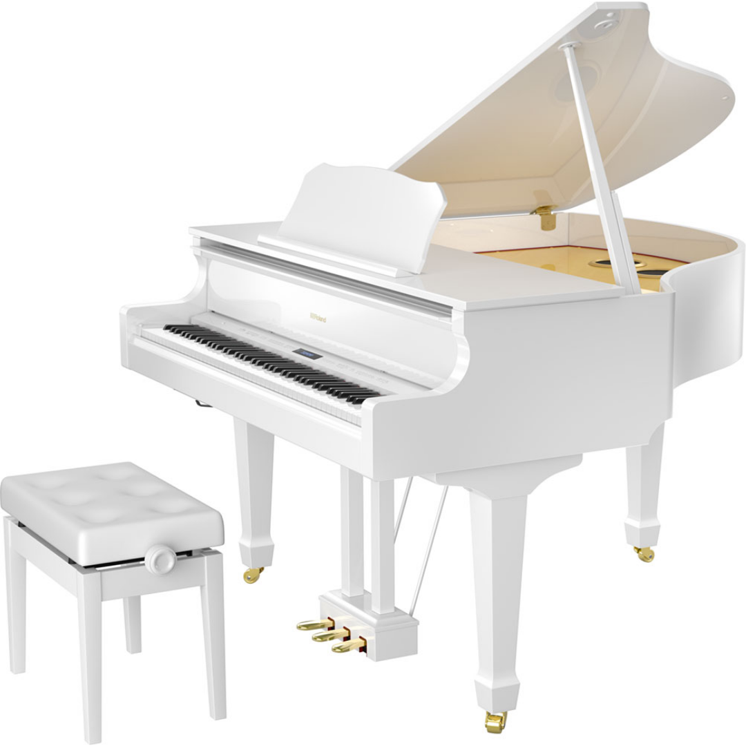 Roland GP-609 88-Keys Digital Grand Piano Polished White (GP609 GP 609) , ROLAND, DIGITAL PIANO, roland-digital-piano-gp-609pw, ZOSO MUSIC SDN BHD