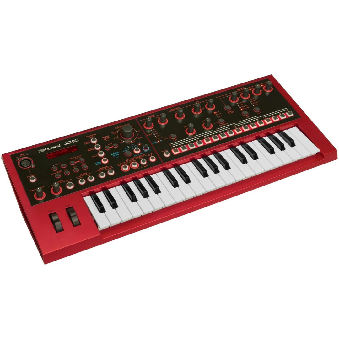 Roland JD-Xi Interactive Analog/Digital Crossover Synthesizer - Red (JDXi JD Xi), ROLAND, SYNTHESIZER, roland-synthesizer-jd-xi-rd, ZOSO MUSIC SDN BHD