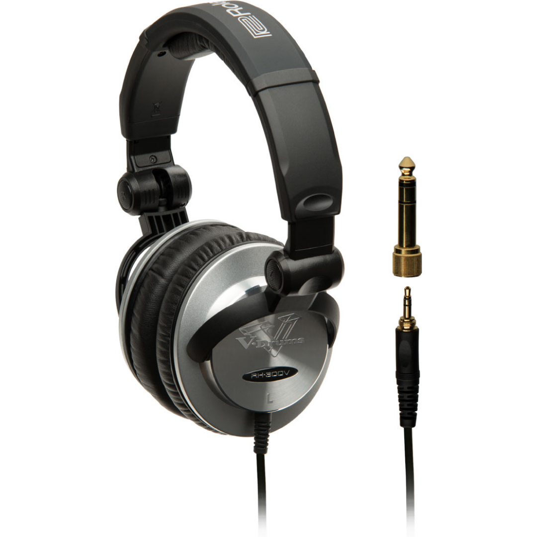 Roland RH-300V V-Drum Stereo Headphones (RH300V / RH 300V), ROLAND, HEADPHONE, roland-headphone-rh-300v, ZOSO MUSIC SDN BHD