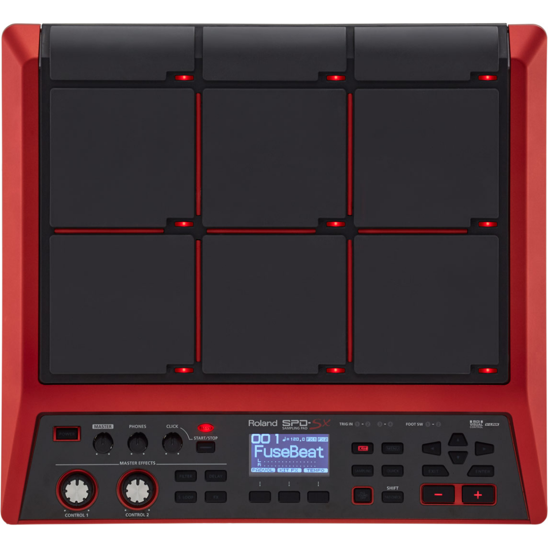 Roland SPD-SX Special Edition Sampling Percussion Pad - Red (SPD-SX), ROLAND, ELECTRONIC DRUM, roland-electronic-drum-spd-sx-sl, ZOSO MUSIC SDN BHD