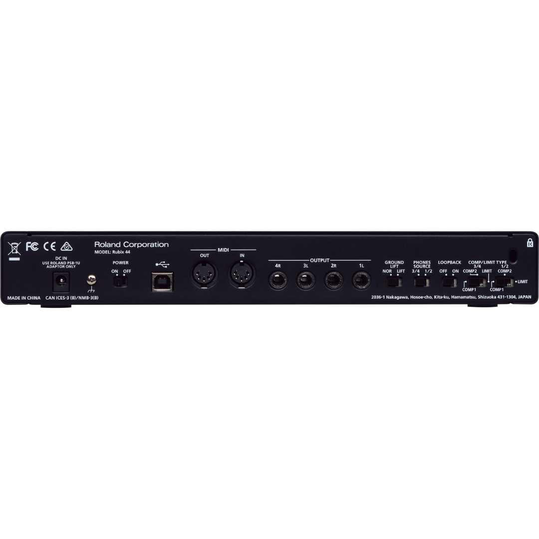 Roland Rubix44 USB Audio Interface (RUBIX-44 / RUBIX 44), ROLAND, AUDIO INTERFACE, roland-audio-interface-rubix-44, ZOSO MUSIC SDN BHD