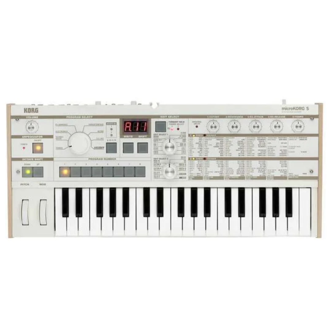Korg microKORG S Synthesizer and Vocoder with Built-in Speakers(microKORG-S / MK-1S / MK1S), KORG, SYNTHESIZER, korg-synthesizer-microkorg-s, ZOSO MUSIC SDN BHD
