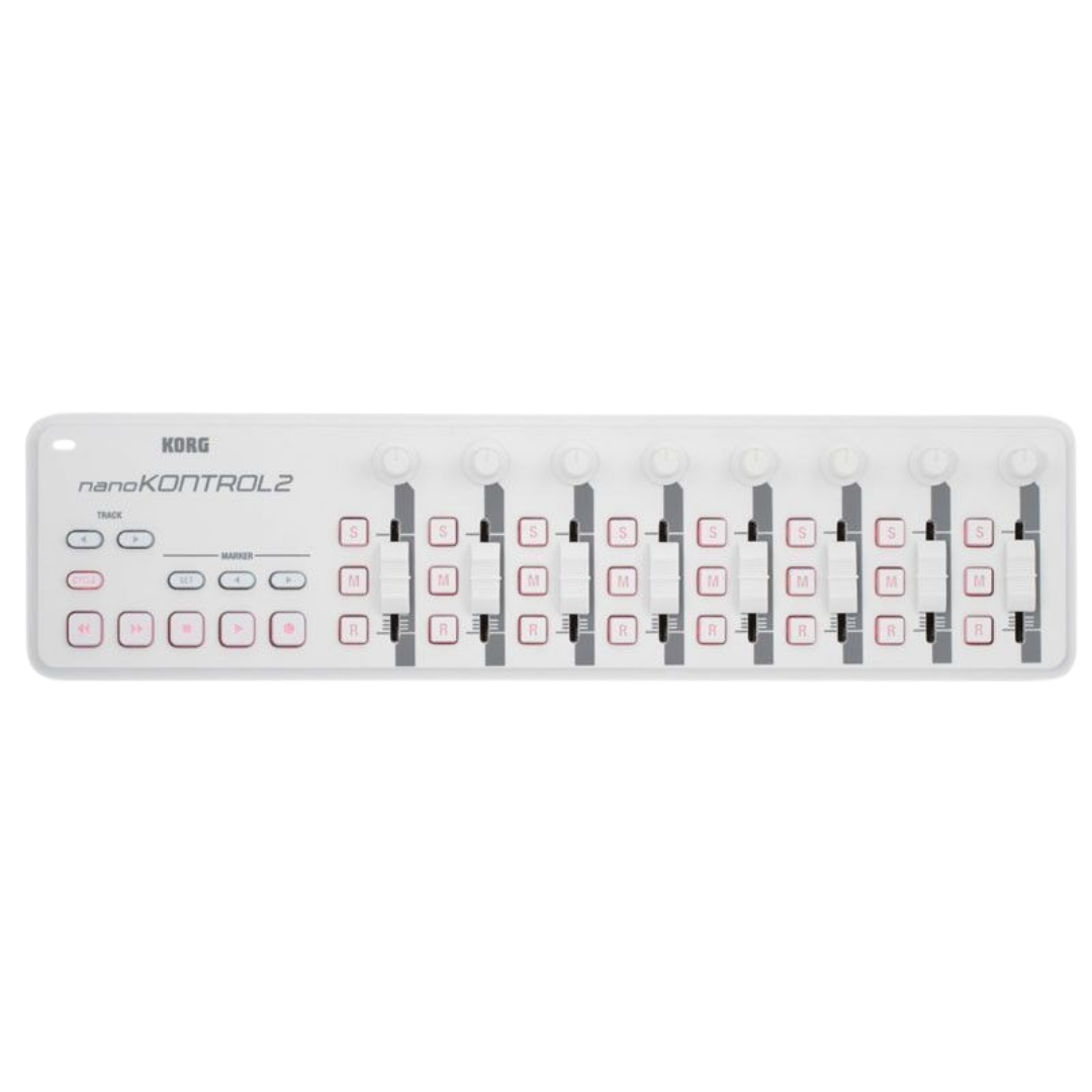 KORG NANOKONTROL2 SLIM-LINE USB MIDI CONTROLLER CONTROL SURFACE WHITE, KORG, CONTROL SURFACE, korg-control-surface-korg-nanokontrol2-wh, ZOSO MUSIC SDN BHD