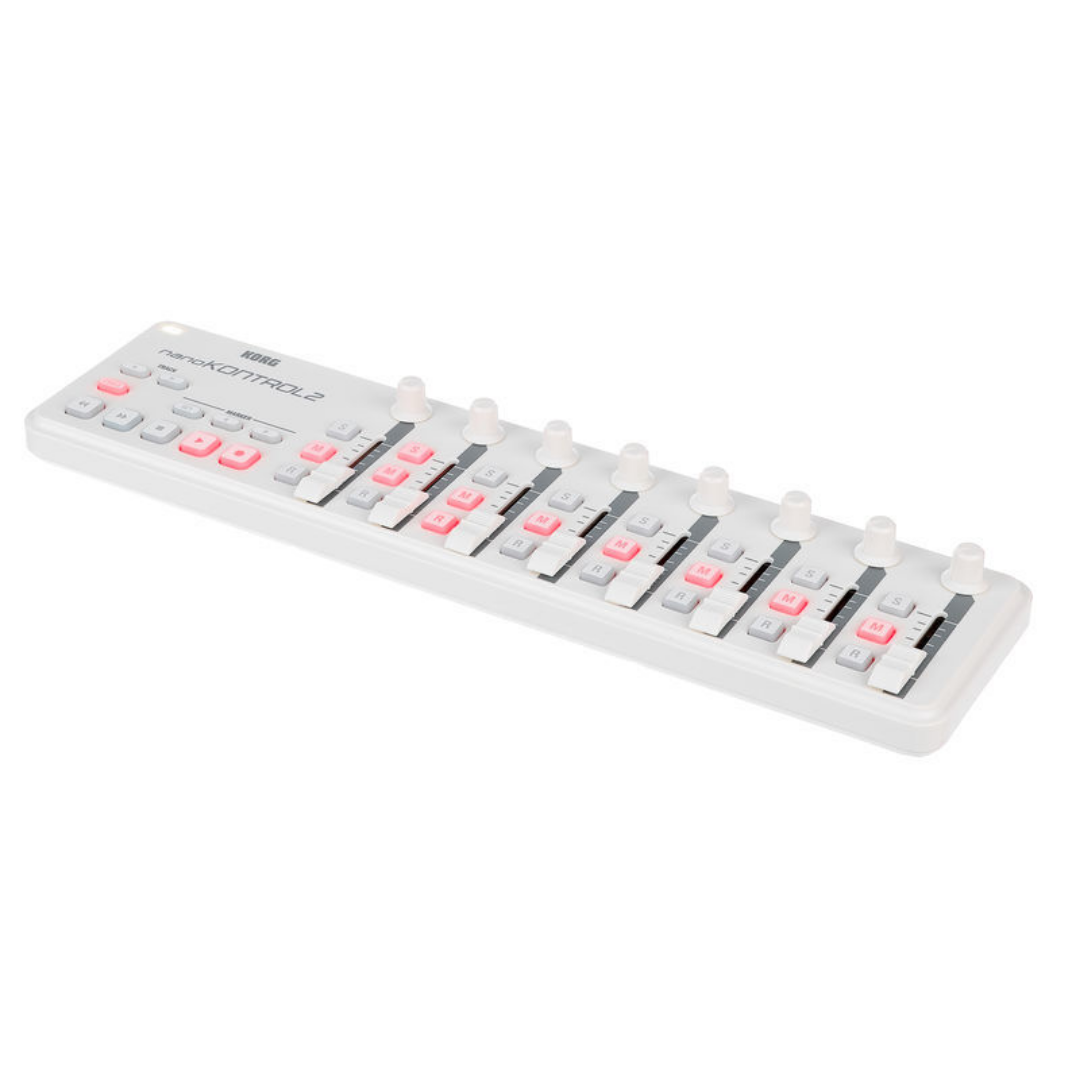 KORG NANOKONTROL2 SLIM-LINE USB MIDI CONTROLLER CONTROL SURFACE WHITE, KORG, CONTROL SURFACE, korg-control-surface-korg-nanokontrol2-wh, ZOSO MUSIC SDN BHD