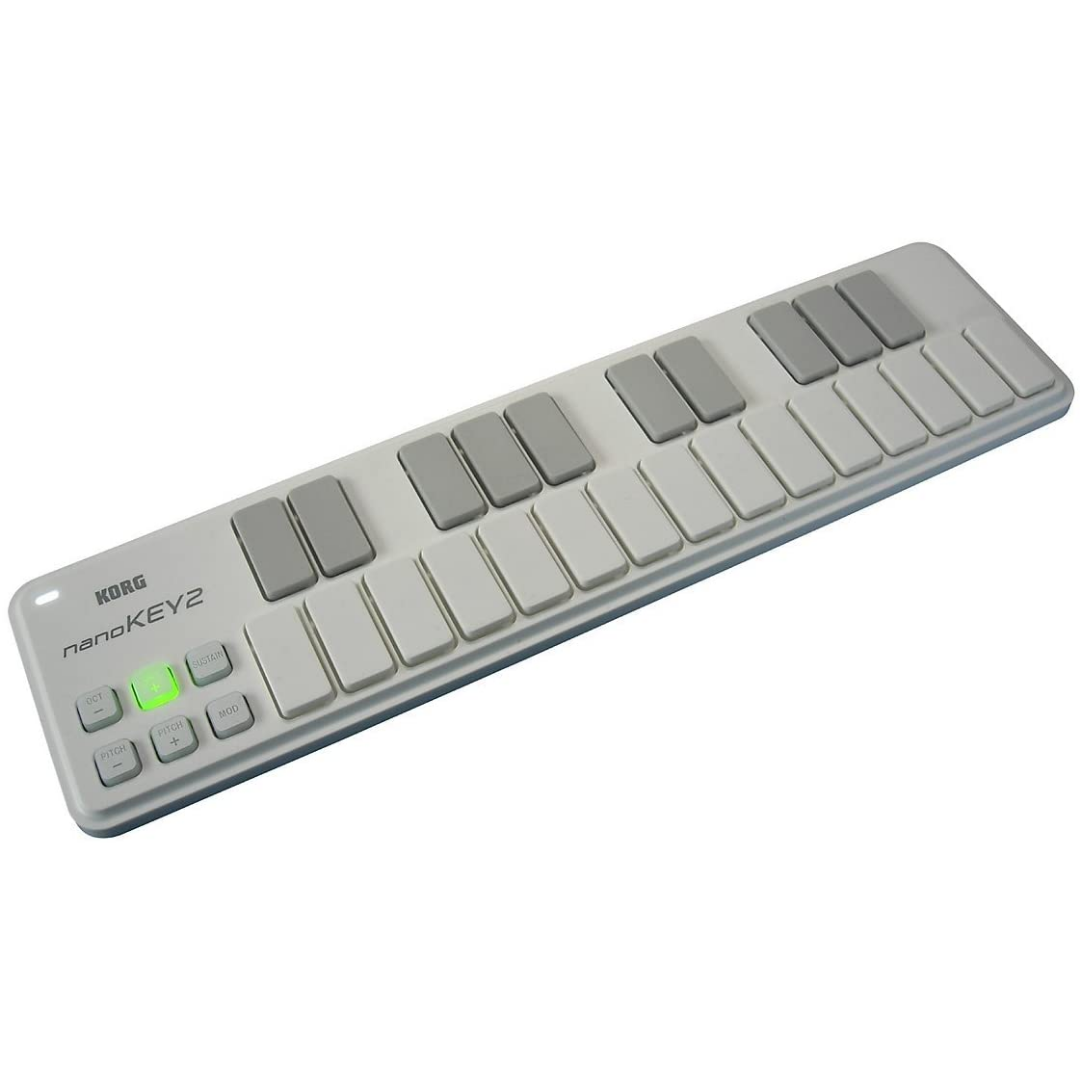 Korg nanoKEY2 25-key Keyboard Controller - White (nanoKEY 2), KORG, MIDI CONTROLLER, korg-midi-controller-nanokey2-wh, ZOSO MUSIC SDN BHD