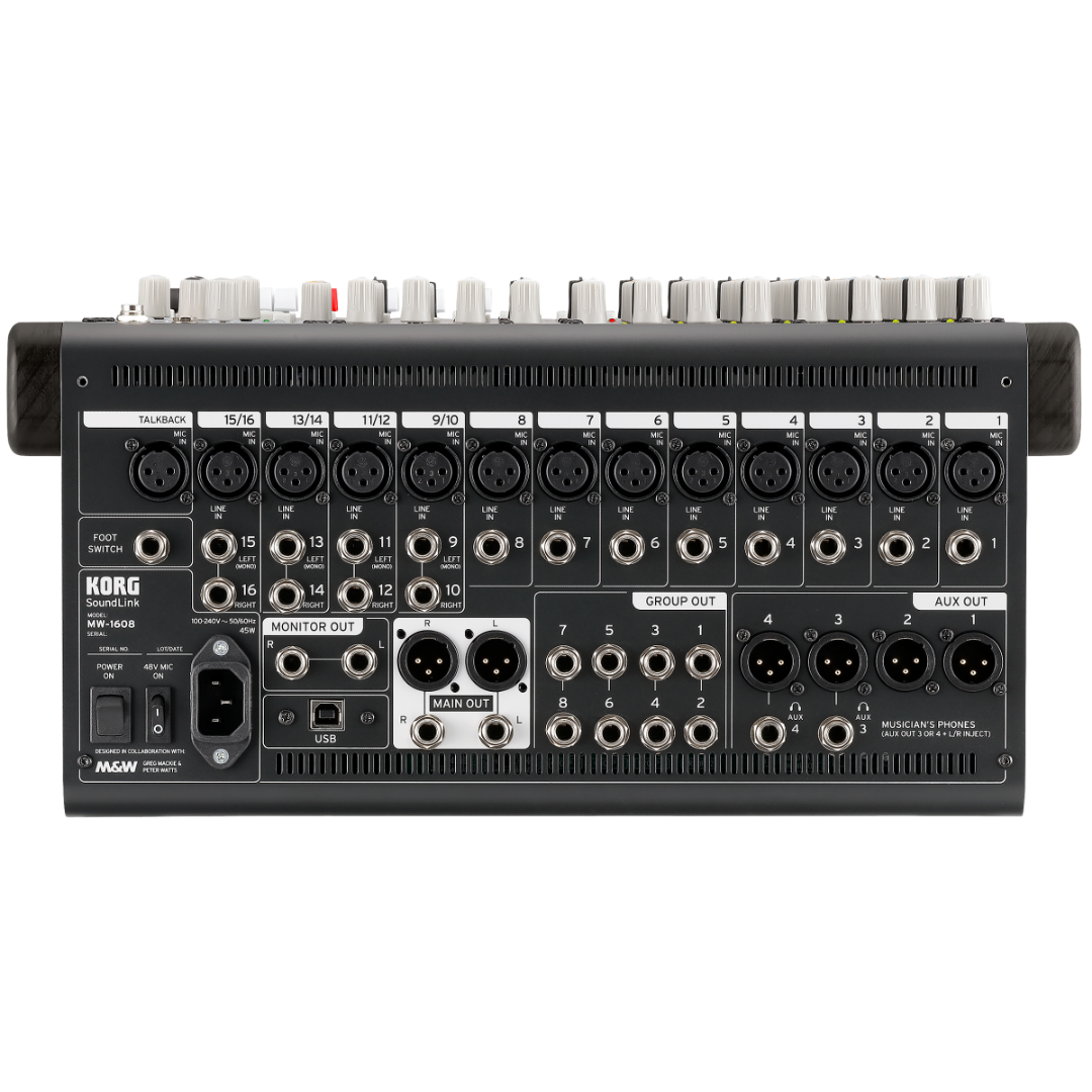 Korg MW-1608 16-Channel Hybrid Mixer (MW1608), KORG, MIXER, korg-mixer-mw1608, ZOSO MUSIC SDN BHD