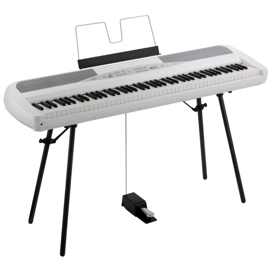 Korg SP-280 88-Key Digital Piano with Keyboard Bench - White (SP280) , KORG, DIGITAL PIANO, korg-digital-piano-sp280-wh, ZOSO MUSIC SDN BHD