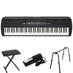 Korg SP-280 88-Key Digital Piano with Keyboard Bench - Black (SP280), KORG, DIGITAL PIANO, korg-digital-piano-sp280-bk, ZOSO MUSIC SDN BHD