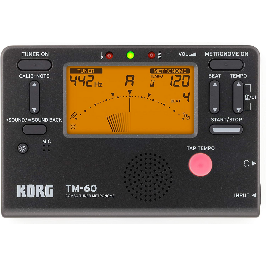 Korg TM-60C Combo Tuner Metronome (TM60C), KORG, TUNER & METRONOME, korg-tuner-metronome-tm60c, ZOSO MUSIC SDN BHD