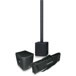 Turbosound IP2000 Bundle 1000 Watt Powered Column Loudspeaker With A 12" Subwoofer, Water-Resistant Transport Bag And Protective Cover, TURBOSOUND, PORTABLE PA SYSTEM, turbosound-portable-pa-system-ip2000-bundle, ZOSO MUSIC SDN BHD