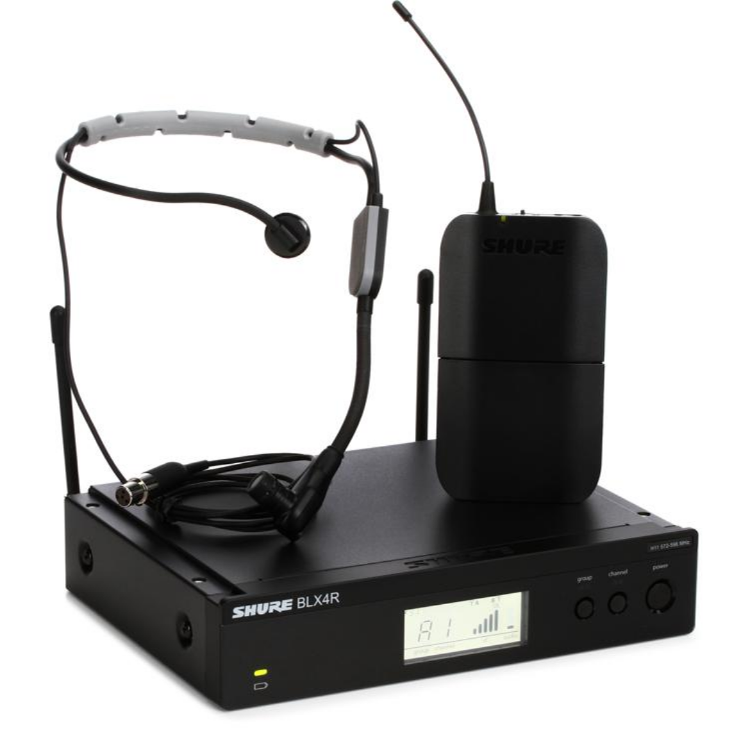 Shure BLX14/SM35 Wireless Headset System, BLX4 Receiver, BLX1 Bodypack Transmitter & SM35 Headset Microphone with Free Gator GM-1W Wireless Bag, SHURE, WIRELESS MICROPHONE SYSTEM, shure-wireless-microphone-system-blx14-sm35, ZOSO MUSIC SDN BHD